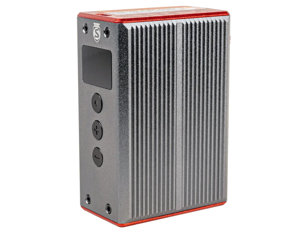 Silca Elettrico Mini-Inflator (Gunmetal/Red) (Ultimate)